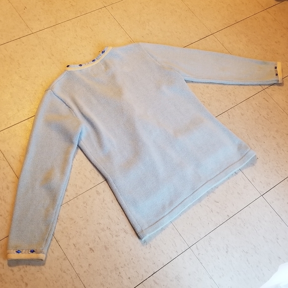 SOLD- Libra Astrology Vintage Cardigan - Picture 2 of 6